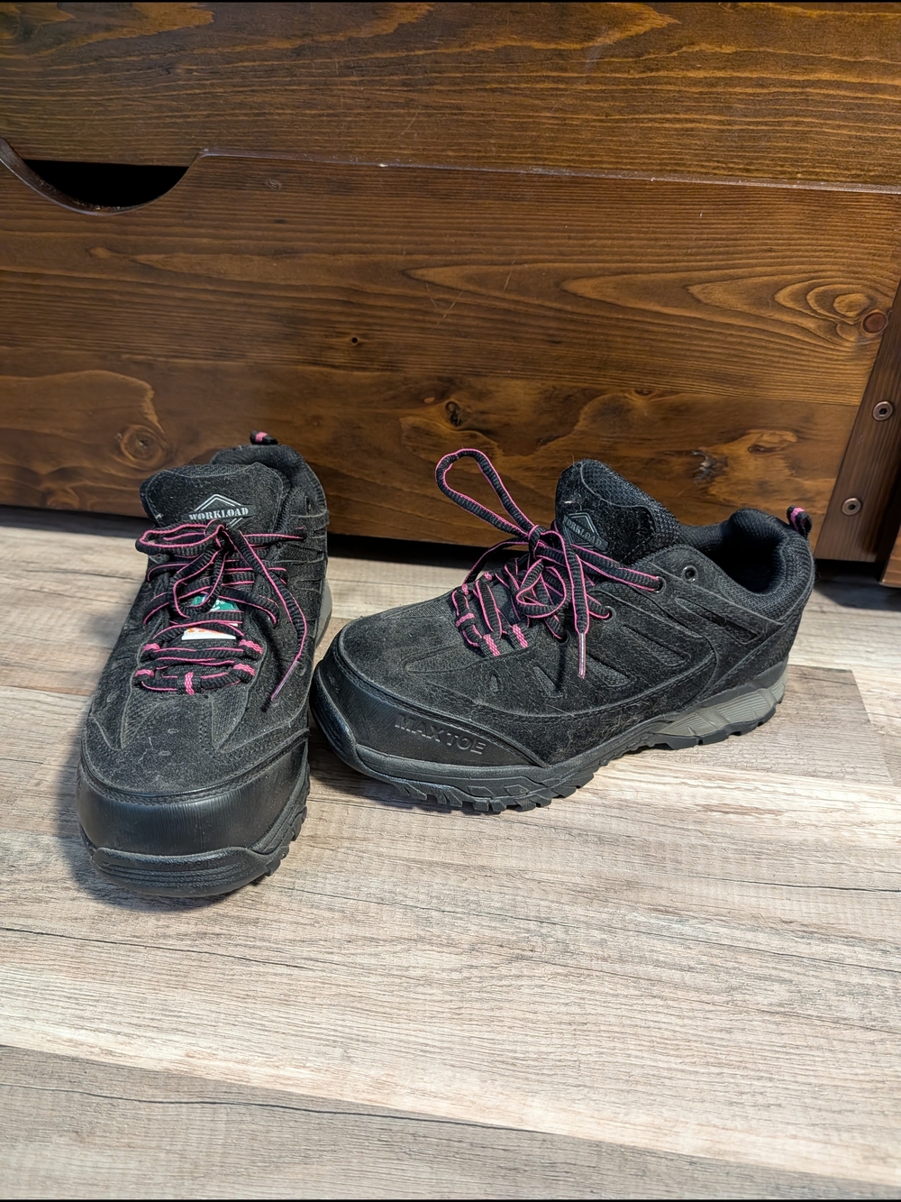 Workload Women's Chesapeake Steel Toe Safety Shoes in Black